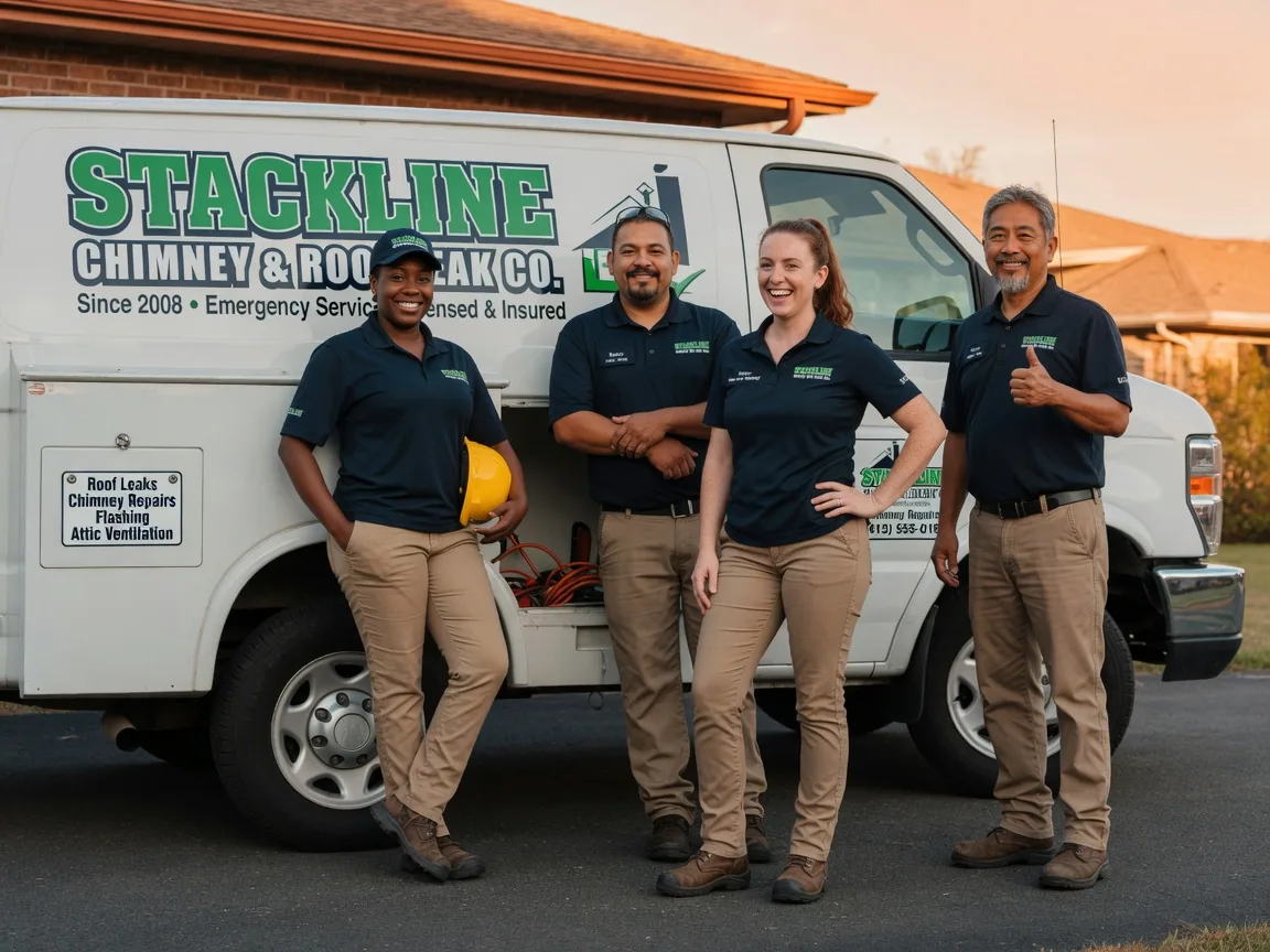 Chimney flashing repair company in Zanesville, IN